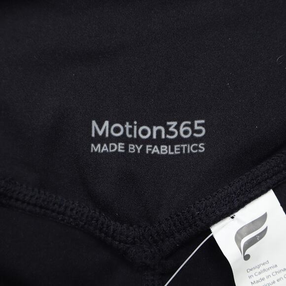 Fabletics Women's Anywhere High-Waisted Moto 7/8 Black Leggings Sz XXS NEW - Picture 5 of 10